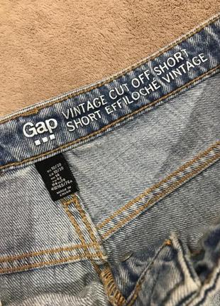 Джинсовые шорты gap5 фото