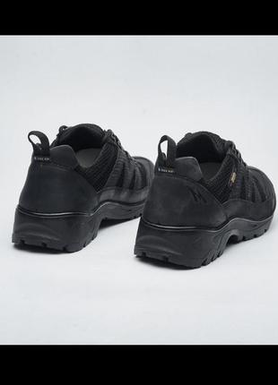 Тактичні літні чорні кросівки, військові тактичні дихаючі шкіряні кросівки розміри 40-473 фото