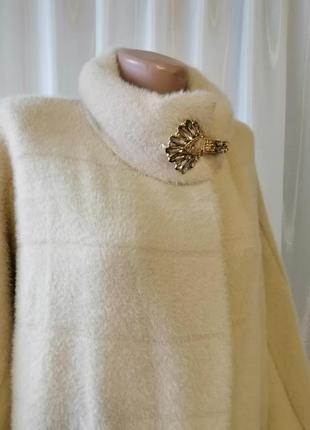 Шикарна неймовірно красива стильна ефектна кофта кардиган пальто альпака4 фото