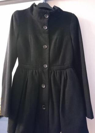 Пальто демі чорне h&m після хімчистки xs
