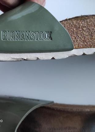 Шльопки шльопанці сандалі birkenstock  оригінал 🔥 зелений хакі 37,5-376 фото