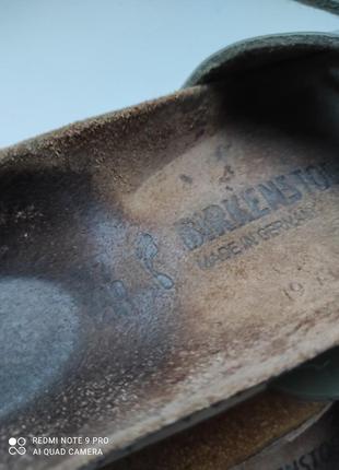 Шльопки шльопанці сандалі birkenstock  оригінал 🔥 зелений хакі 37,5-379 фото