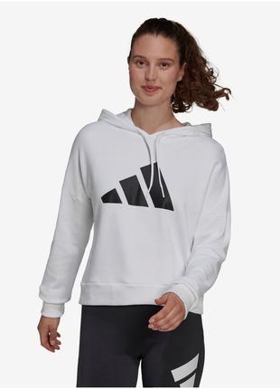 Белое худи / свитшот adidas, p. l/g