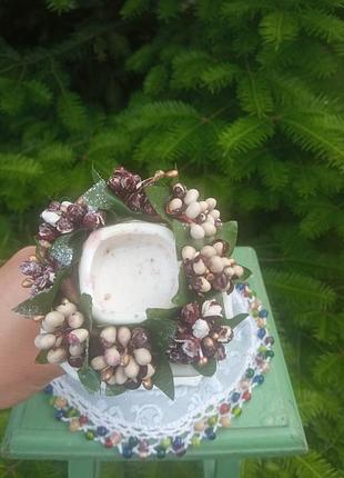 Продам винтажный фарфоровый подсвечник из англии