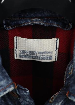 Мужская джинсовая куртка super dry6 фото
