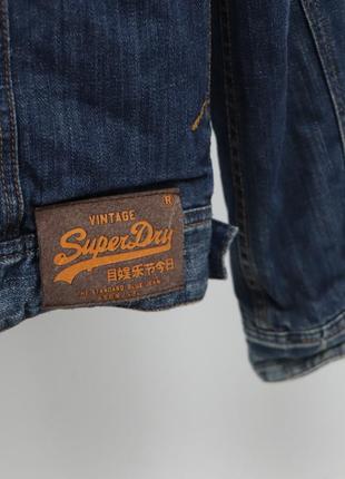 Мужская джинсовая куртка super dry8 фото