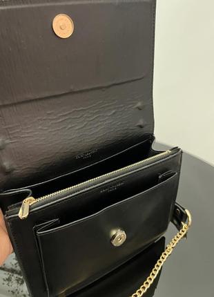 Женская сумка  sunset medium bag черная  через плечо2 фото