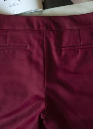 Бордовые брюки женские  calvin clein, размер m4 фото