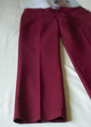 Бордовые брюки женские  calvin clein, размер m2 фото