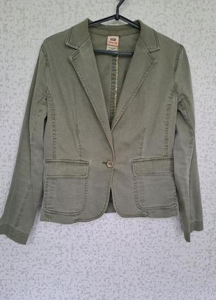Джинсовый пиджак куртка3 фото