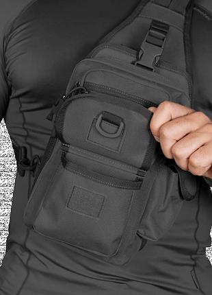 Сумка gunner sling 2.0 чорна 7