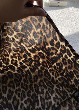 Сарафан в леопардовый принт платье9 фото