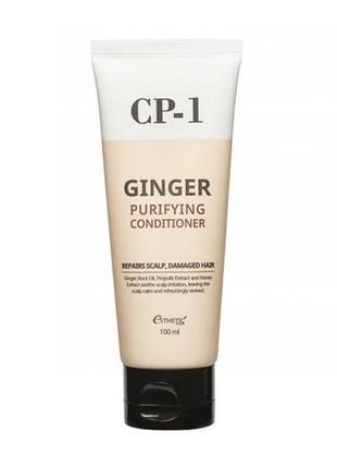 Кондиционер для волос с имбирем esthetic house cp-1 ginger purifying conditioner1 фото