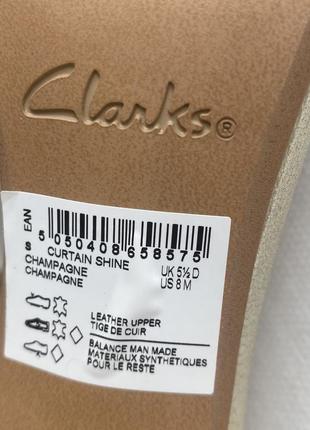 Босоніжки нові clarks uk 5,5 /38-39 шкіра9 фото