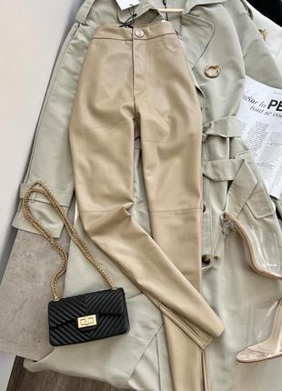Базовые леггинсы из эко кожи от zara