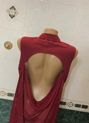 Красная прозрачная майка женская atmosphere блуза