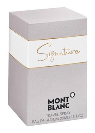 Парфюмированная вода montblanc signature 30 мл (3386460113601)2 фото