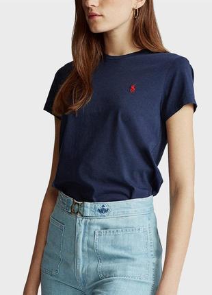 Брендовая женская футболка поло polo ralph lauren