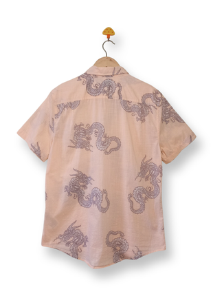 Рубашки с драконами guess sunset dragon camp regular fit шведка летняя легкая тениска с принтом драконов гавайка stussy polar m2 фото