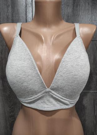 80dd 80e комфортный хлопковый бюстгальтер без косточек