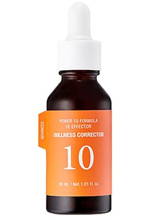 Сироватка для обличчя з екстрактом дріжджів it skin power 10 formula ye effector dullness corrector