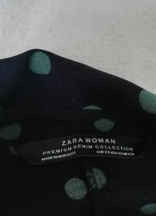 Платье zara xs в горохи2 фото