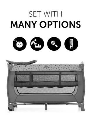 Детский манеж hauck sleep n play nordic grey (60066-5)9 фото