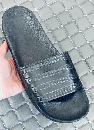 Шлепанцы мужские адидас черные шлепки сланцы adidas черно-белые