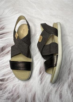 Женские, кожаные босоножки ecco damara sandal, оригинал - 36р1 фото