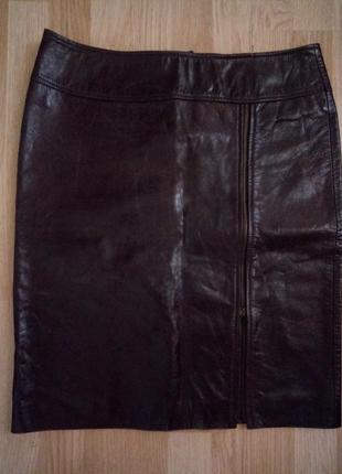 Кожаная юбка river island