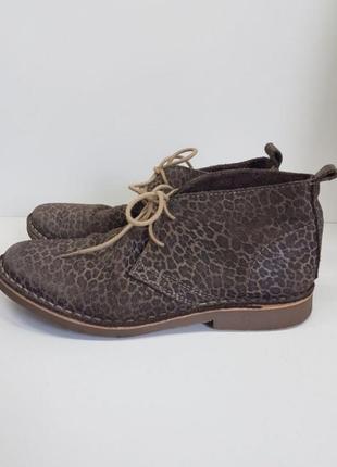 Леопардовые ботинки1 фото