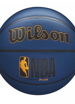 Баскетбольный мяч «wilson nba forge plus bskt deep navy sz7»