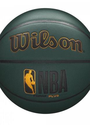 Баскетбольний м’яч «wilson nba forge plus bskt forest green sz7»