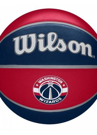 Баскетбольний м’яч «wilson nba team tribute bskt was wizards 295 sz7»2 фото