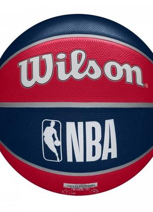 Баскетбольний м’яч «wilson nba team tribute bskt was wizards 295 sz7»1 фото