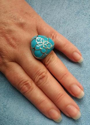 Каблучка «блакитна квітка» від fashion