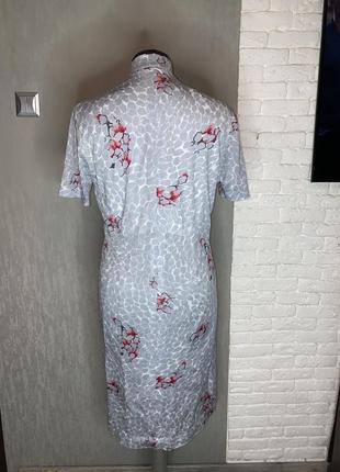 Вінтажна сукня плаття з вузликом на шиї2 фото