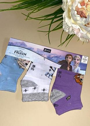 Комплект носочків для дівчинки (3 шт.) // розмір: 23/26