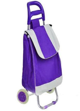 Тачка сумка з коліщатками-кравчучка 95 см e00317 purple