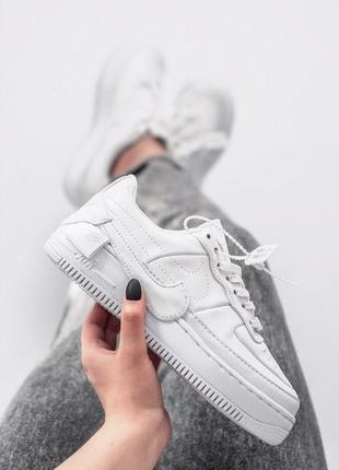 Шикарные женские кроссовки nike af jester white (весна/ лето/ осень)