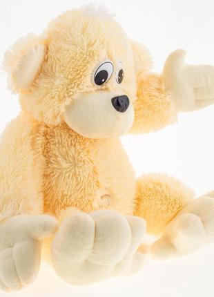 М'яка іграшка аліна мавпа 55 см персикова2 фото