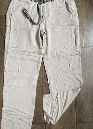 1,тонкие летние бежевые брюки лиоцел размер  euro 44 наш хл  reserved