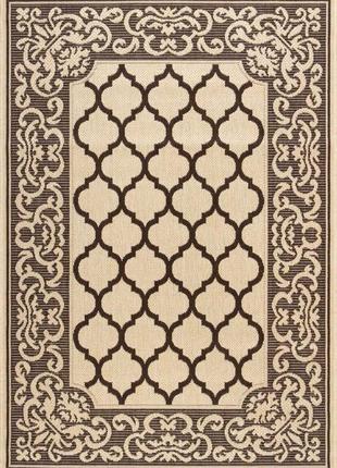 Ковер безворсовый karat naturalle 1910/19 1.20x1.70 м прямоугольный бежевый коричневый
