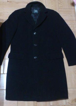 Вовняні Пальто чоловіче чорне стильне вовняне пальто чоловіче coat joop! йооп xl🇩🇪