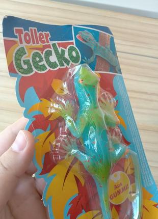 Іграшка тягучка ящірка toller gecko3 фото