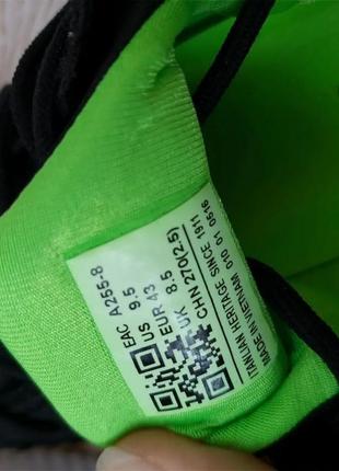 Стильні літні кросівки адідас adidas чорні з салатовим текстиль+сітка осінні,весняні,на осінь,весна,літо2 фото