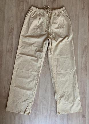 Котонові натуральні легкі брюки48-50