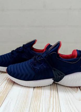Стильні літні кросівки адідас adidas сині з червоним текстиль+сітка осінні,весняні,на осінь,весна,літо 10