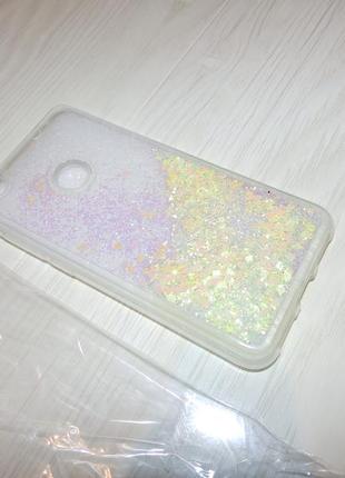 Чехол для huawei nova lite жидкий блеск антистресс glitter