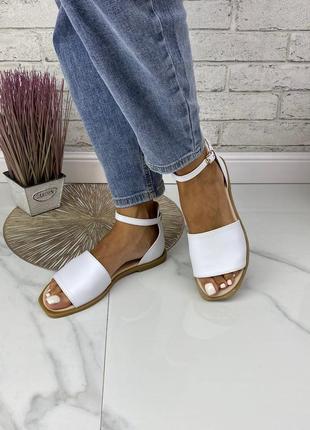 36-41 рр босоніжки нат. замша/шкіра